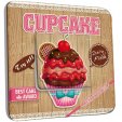 Interrupteur Décoré Poussoir - Cupcake