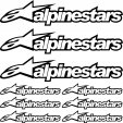 Kit stickers alpinestars