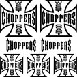 Kit stickers west coast choppers