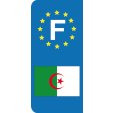 Stickers Plaque Algerie