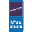 Stickers Plaque Rhône Alpes