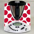 Stickers Thermomix TM 31 Pois rouge 4 
