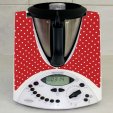 Stickers Thermomix TM 31 Rouge à pois 2 