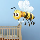 Autocollant Stickers muraux enfant abeille