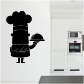 Stickers ardoise chef cuisine