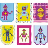 Stickers kit 6 robots