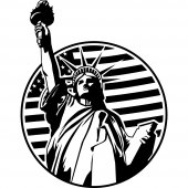 Stickers statue de la liberté